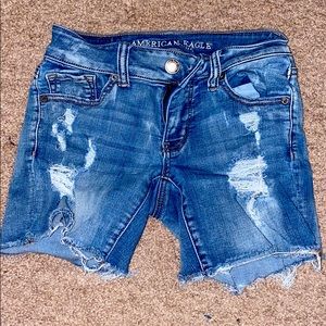 American eagle jean shorts